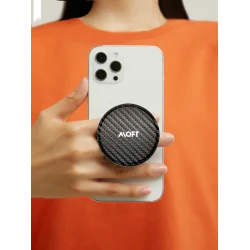 Moft O-Snap Phone Stand and Grip - Carbon Fiber